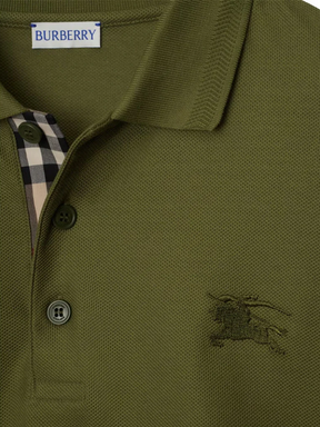 Burberry Eddie EKD Olive Green Polo Shirt