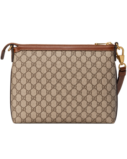 Gucci Beige Gg Canvas Wristlet