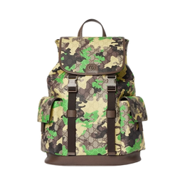 Gucci GG Large Backpack Green Yellow