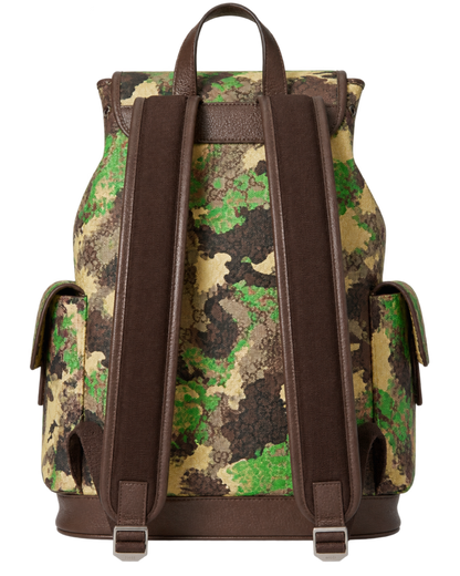 Gucci GG Large Backpack Green Yellow