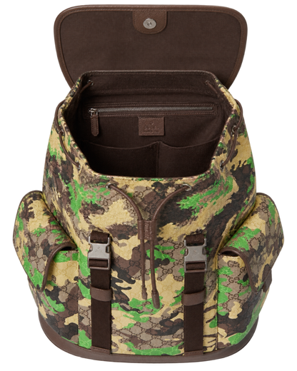 Gucci GG Large Backpack Green Yellow