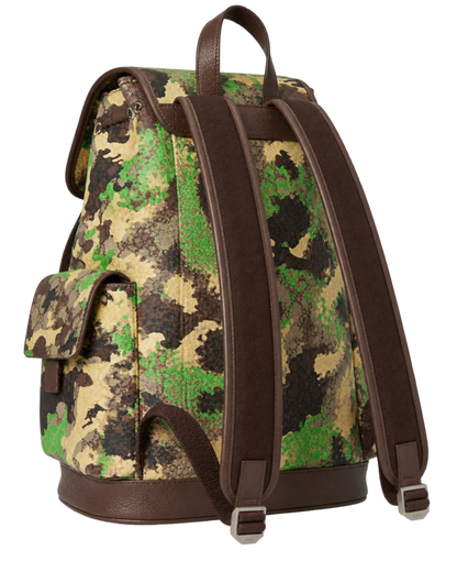 Gucci GG Large Backpack Green Yellow