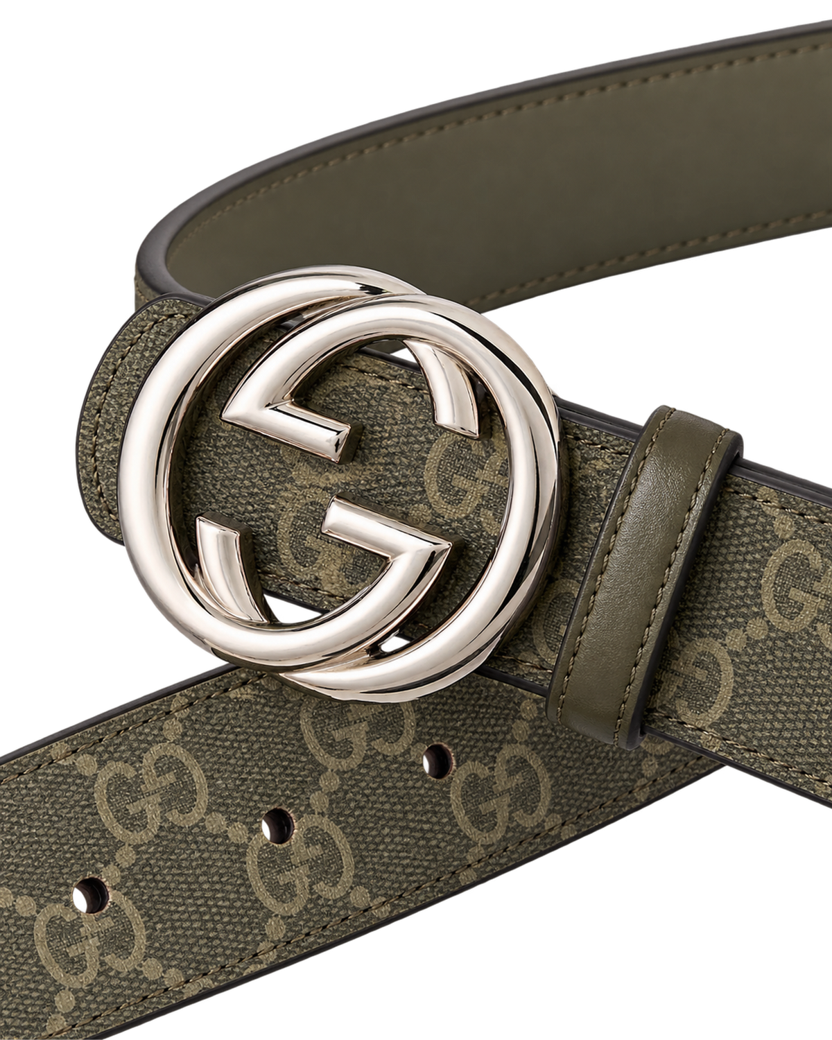 Gucci GG Reversible Leather Belt