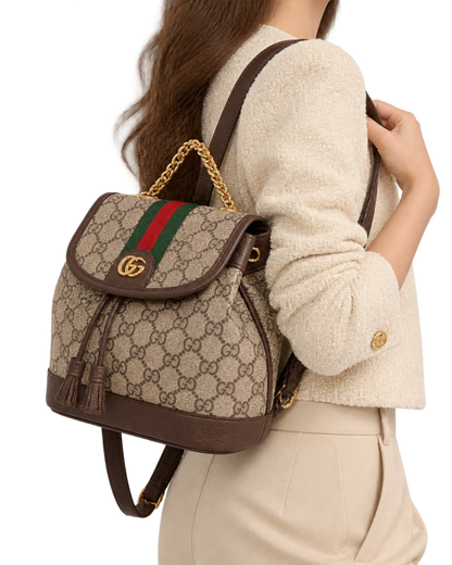 Gucci GG Web backpack