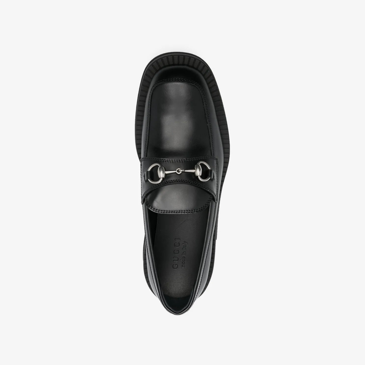 Gucci Horsebit square-toe loafers