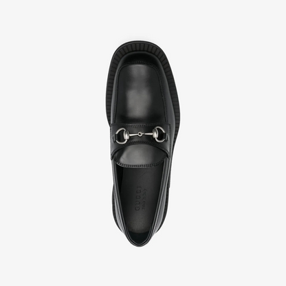 Gucci Horsebit square-toe loafers