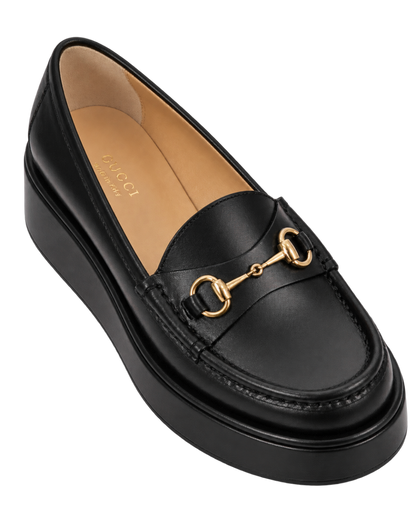 Gucci Horsebit Wedge Loafers