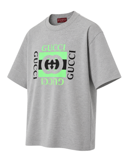 Gucci Logo-Print Cotton Jersey T-Shirt
