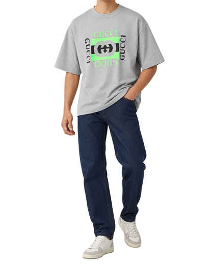 Gucci Logo-Print Cotton Jersey T-Shirt