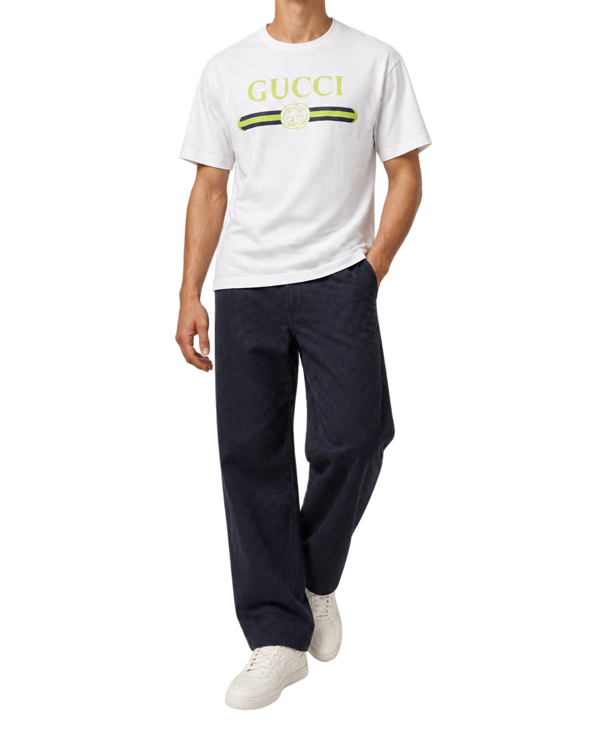Gucci  Logo T-shirt in Cotton Jersey