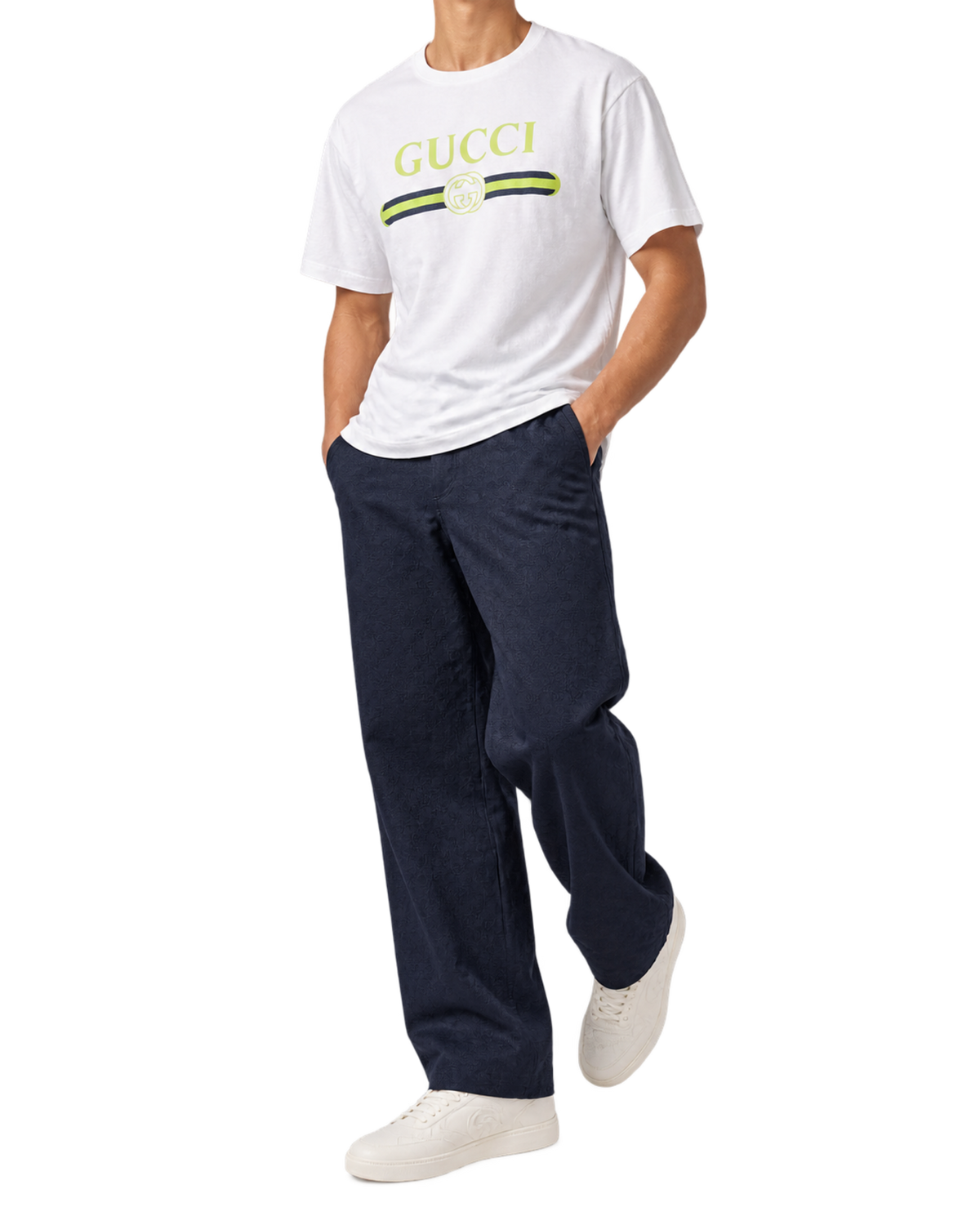 Gucci  Logo T-shirt in Cotton Jersey