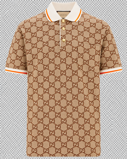 Gucci Polo Shirt Beige Mens