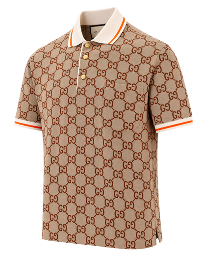 Gucci Polo Shirt Beige Mens
