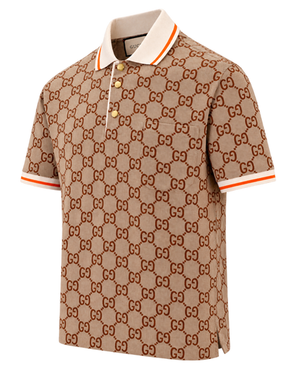 Gucci Polo Shirt Beige Mens