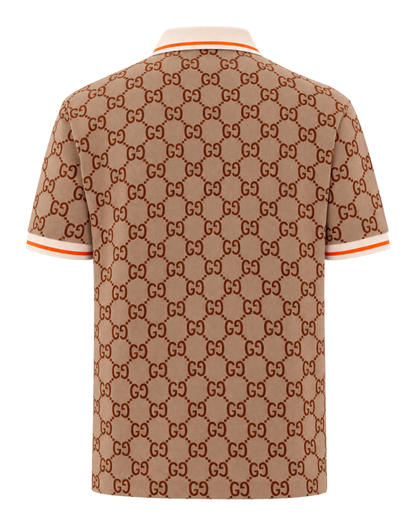Gucci Polo Shirt Beige Mens