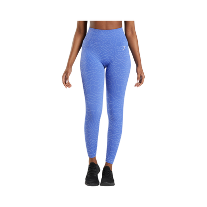 Gymshark Adapt Animal Seamless Leggings - Court Blue