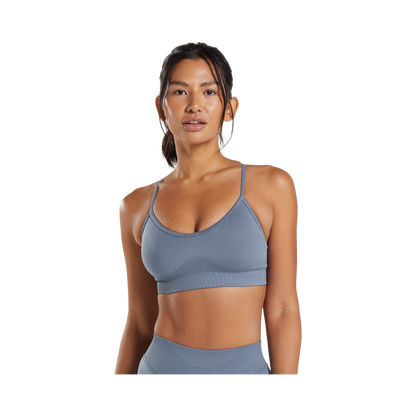 Gymshark Sweat Seamless Sports Bra - Evening Blue