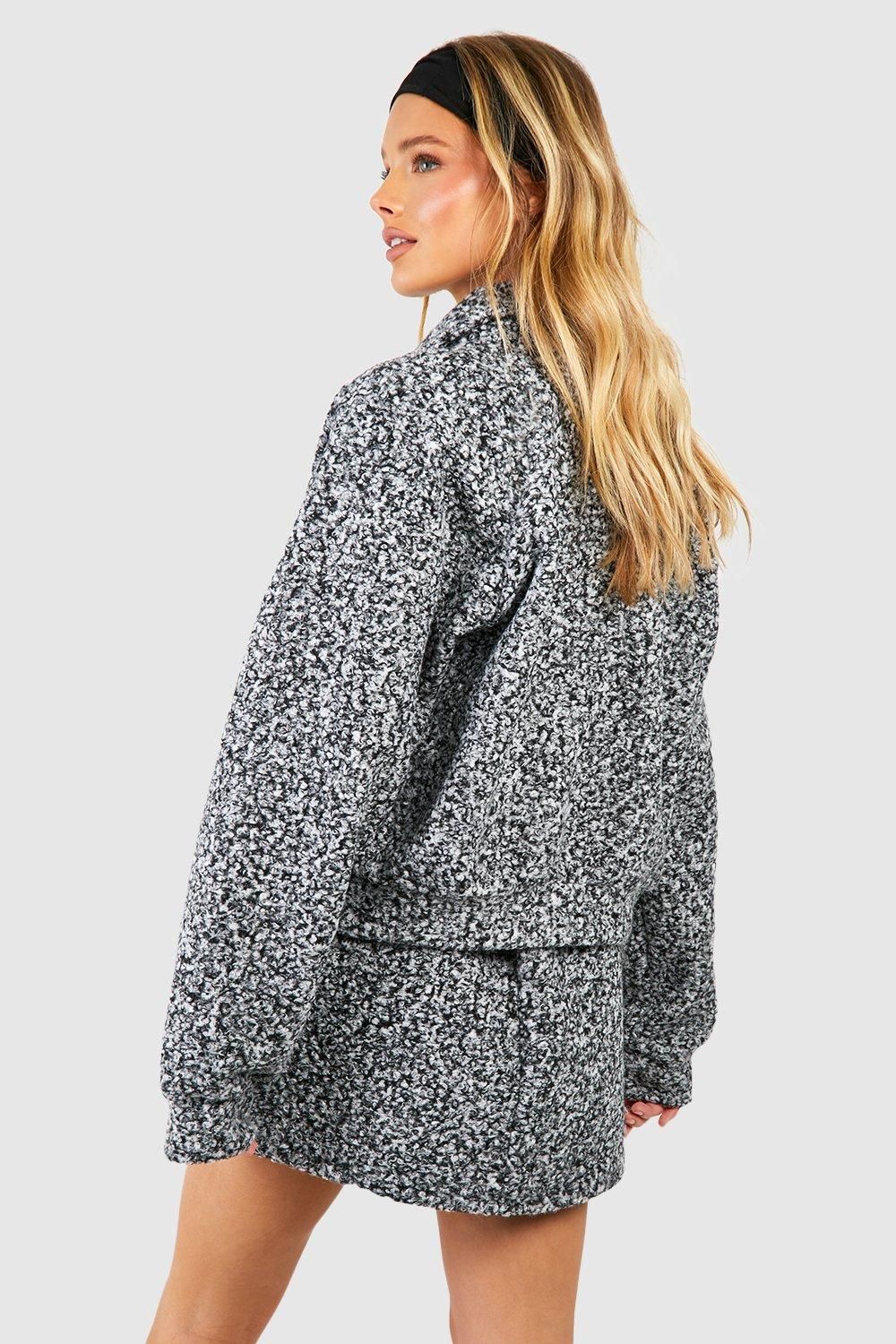 Boucle Pelmet Mini Skirt