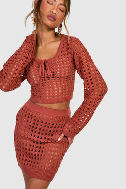 Crochet Mini Skirt