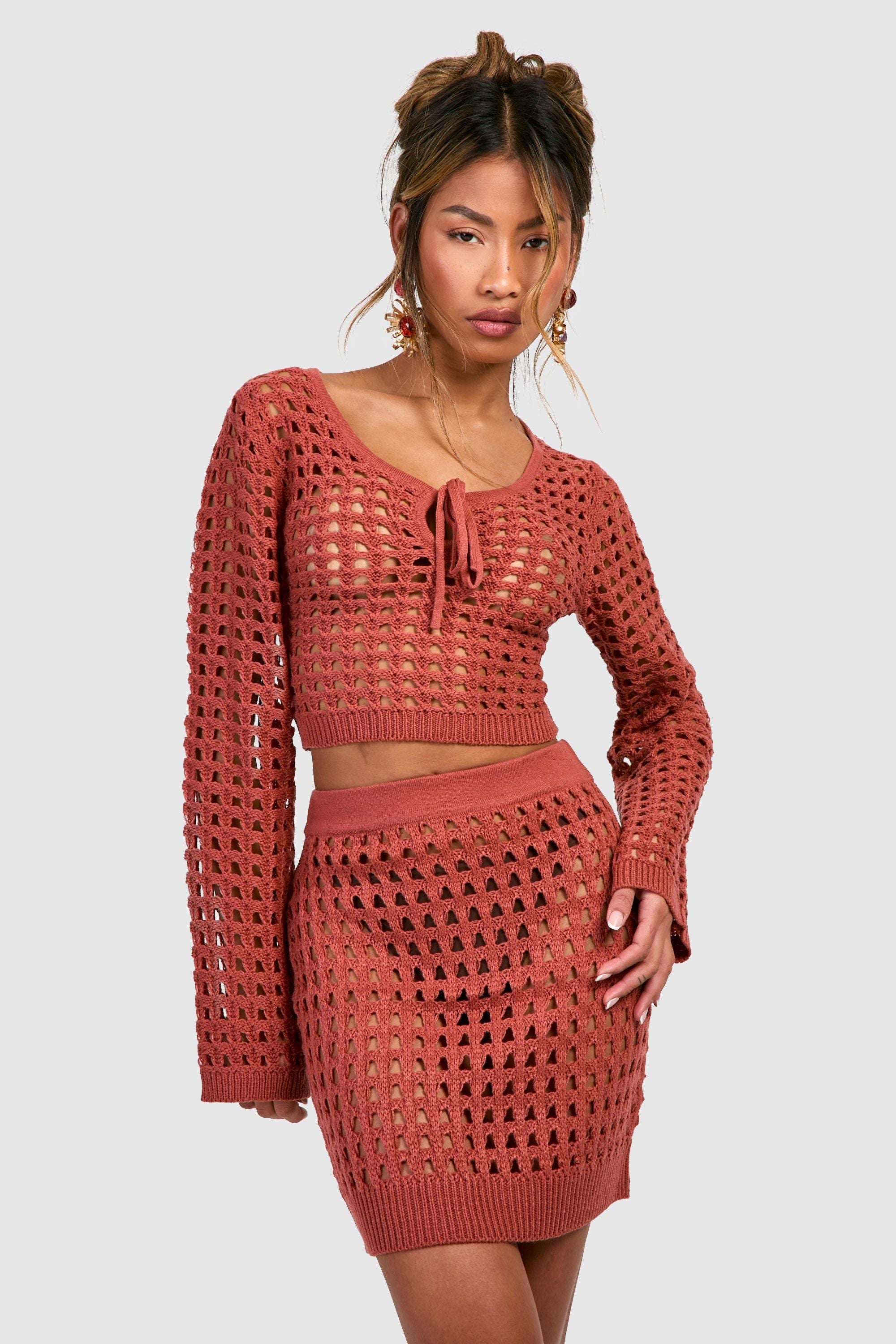 Crochet Mini Skirt