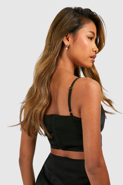 Satin Drape Corset