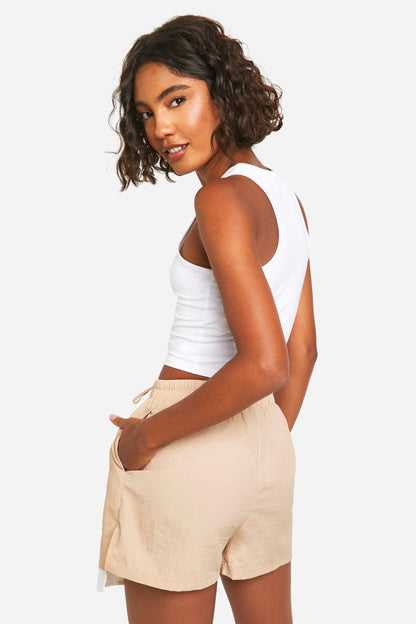 Tall Woven Pocket Detail Shorts