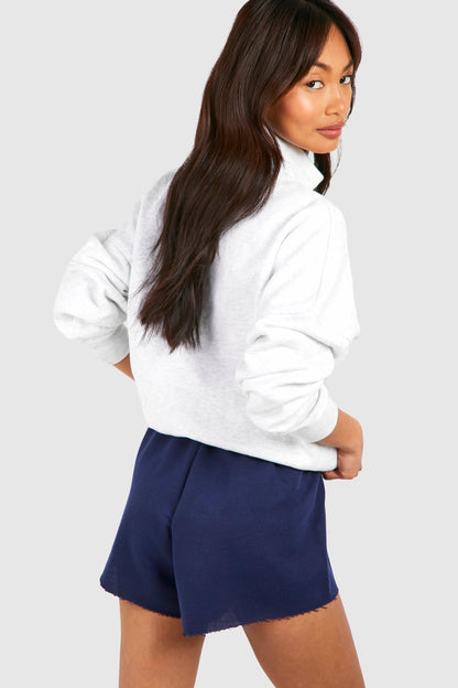 Raw Hem Sweat Shorts