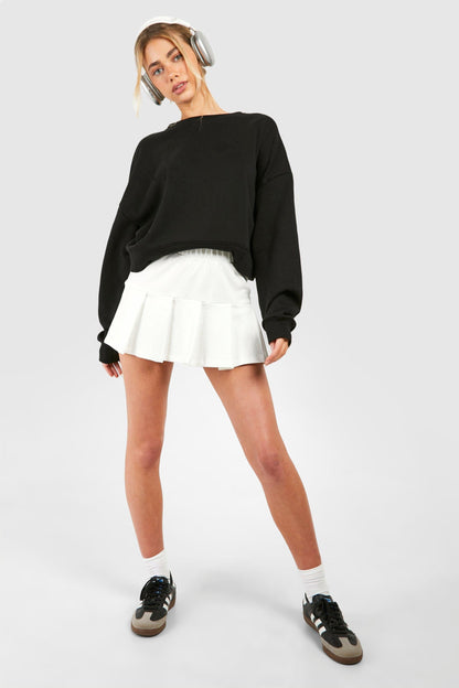 Loopback Pleated Tennis Skirt