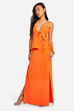 Side Split Maxi Skirt