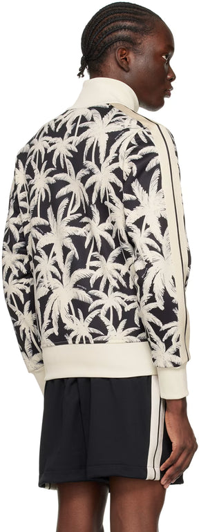 Black & Off-White Palms Allover Track Jacket