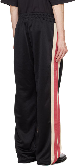 Black Monogram Track Pants