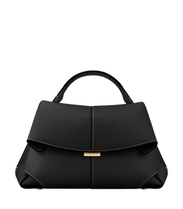 Mokki Edition Textured Black with Ecru Stitching