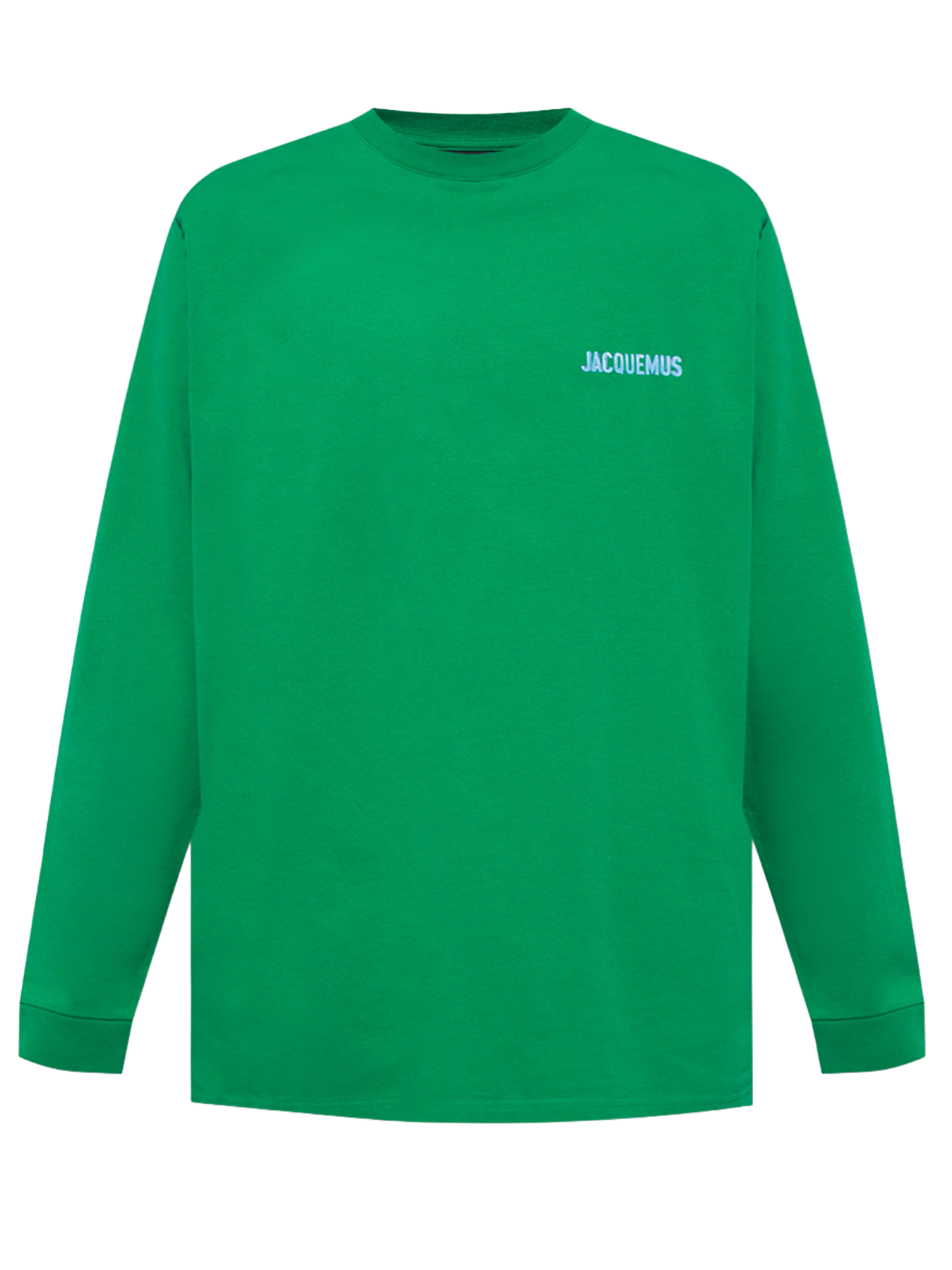 Jacquemus Le T-Shirt Gelo Print Ice Long Sleeved T-Shirt in Green