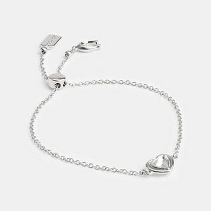 Halo Heart Slider Bracelet