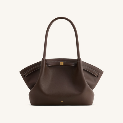 Hana Large Tote Bag - Dark Brown