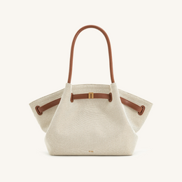 Hana Medium Tote Bag - Brown Canvas