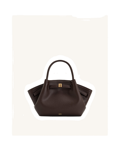 Hana Mini Tote Bag - Dark Brown