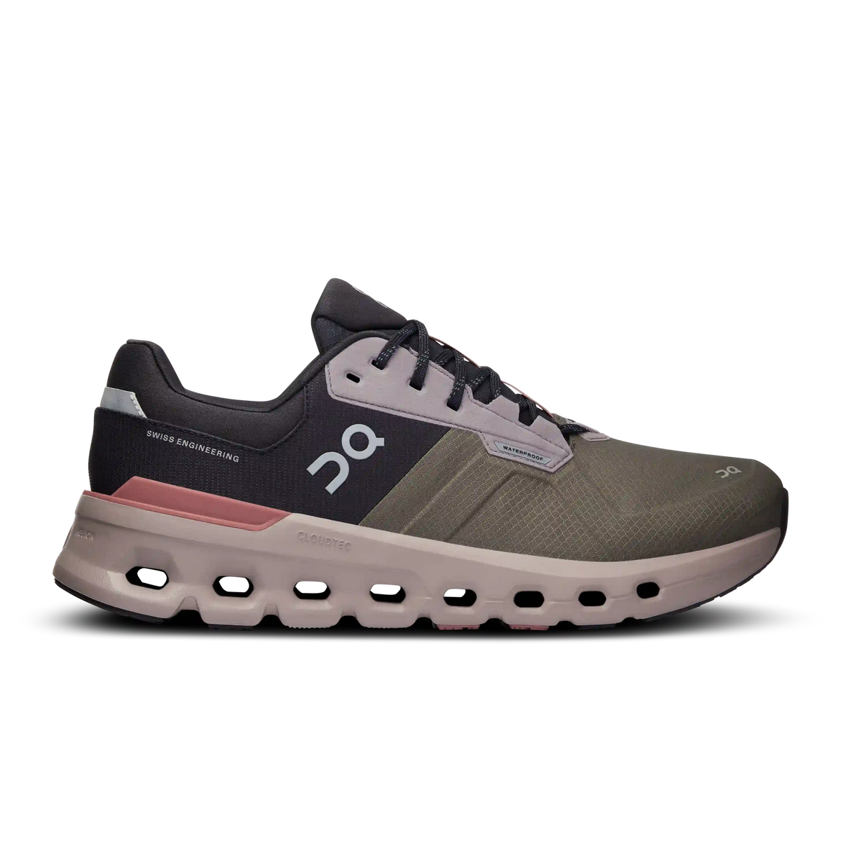 Cloudrunner 2 Waterproof 'Olive Mahogany' On Running