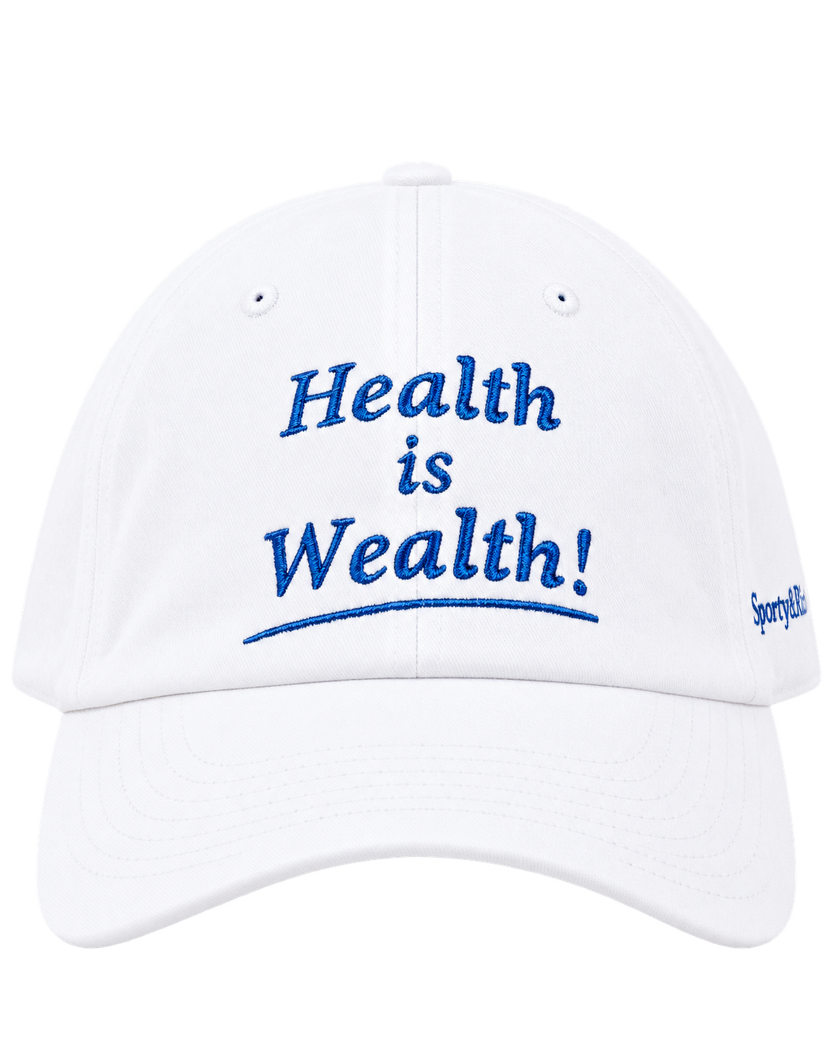 Health is Wealth Hat - White/Azure