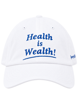 Health is Wealth Hat - White/Azure