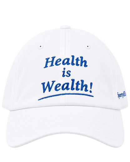 Health is Wealth Hat - White/Azure