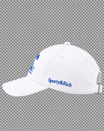 Health is Wealth Hat - White/Azure