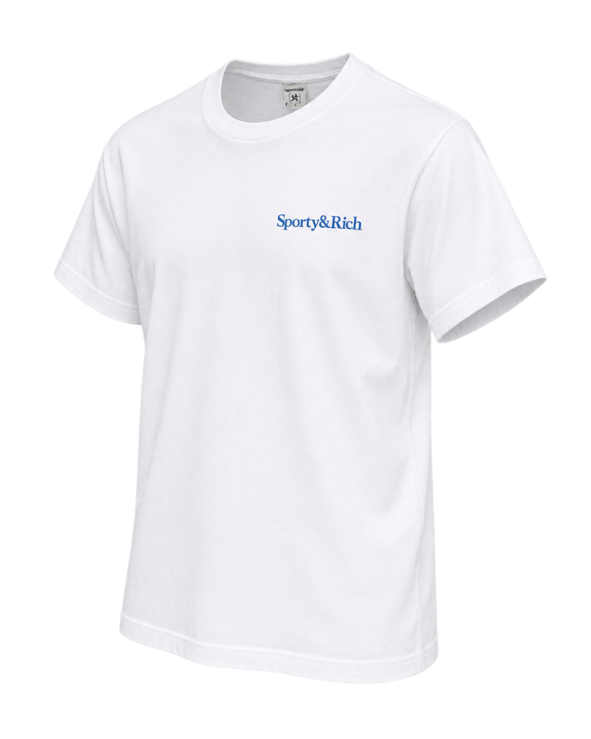 Health is Wealth T-Shirt - White/Azure