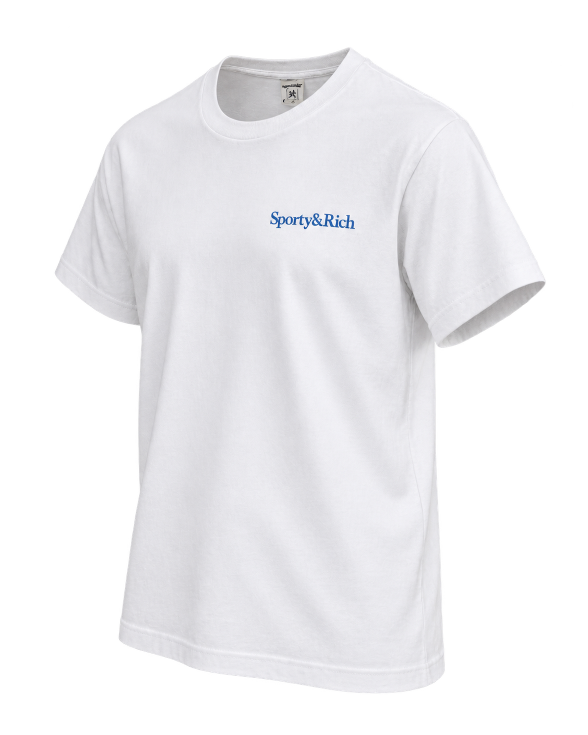 Health is Wealth T-Shirt - White/Azure