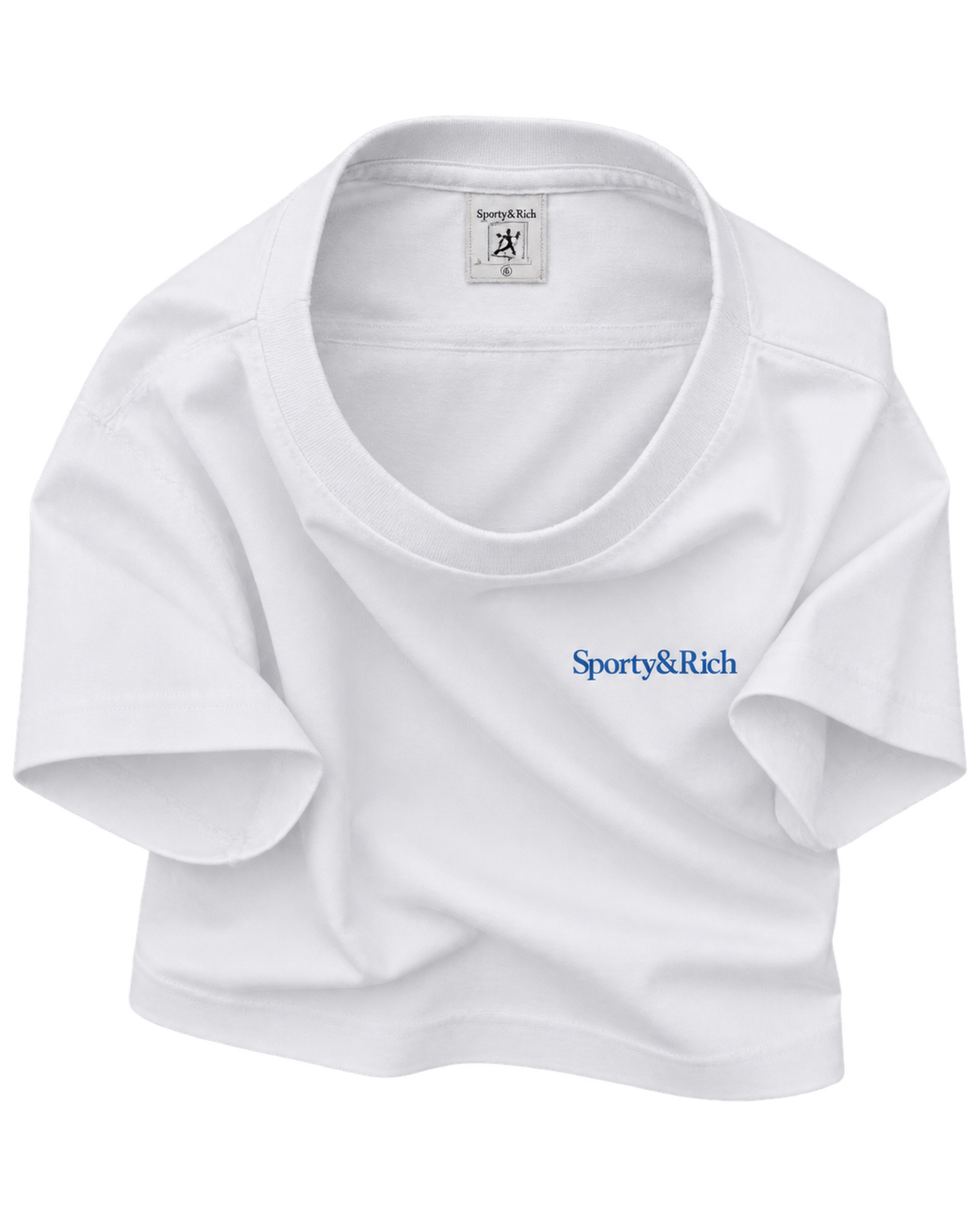Health is Wealth T-Shirt - White/Azure