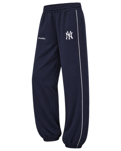 Heritage Yankees Serif 90S Elio Track Pant - Navy/White
