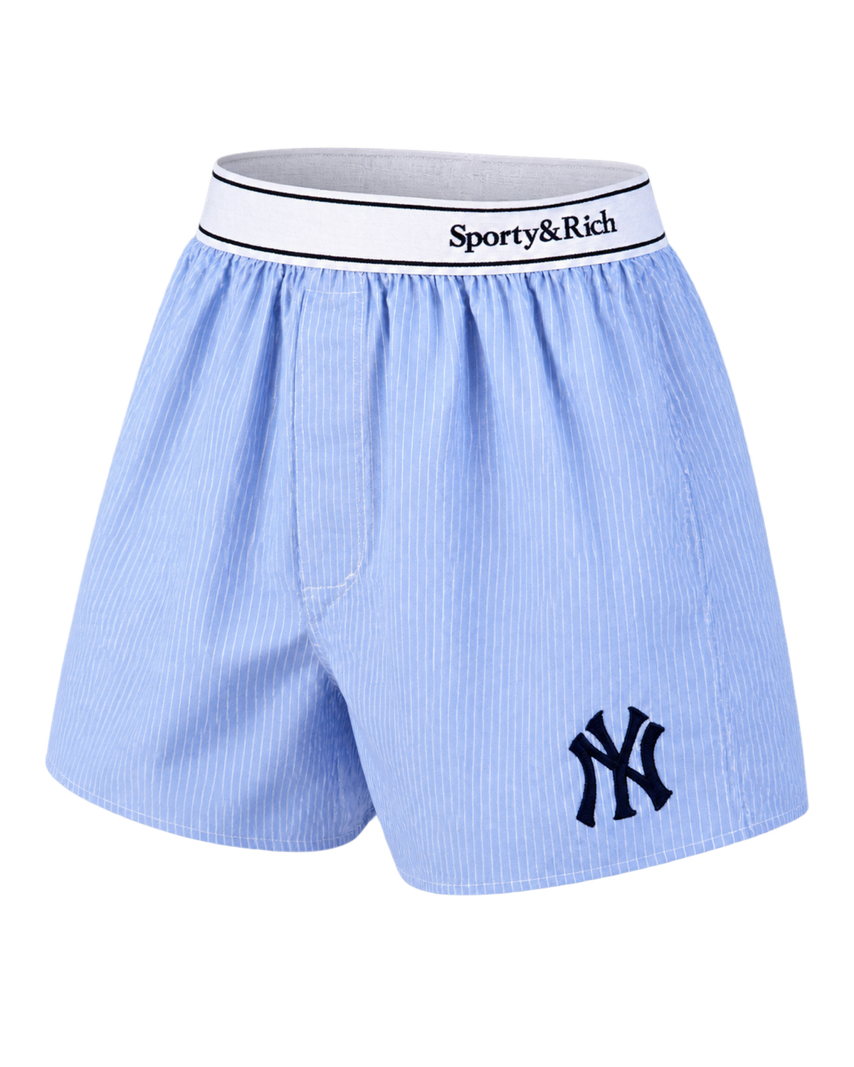 Heritage Yankees Serif Boxer - Blue Stripe/Navy
