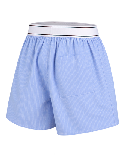 Heritage Yankees Serif Boxer - Blue Stripe/Navy