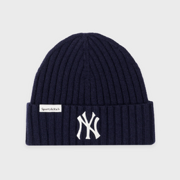 Heritage Yankees Serif Cashmere Beanie - Navy/White