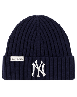 Heritage Yankees Serif Cashmere Beanie - Navy/White